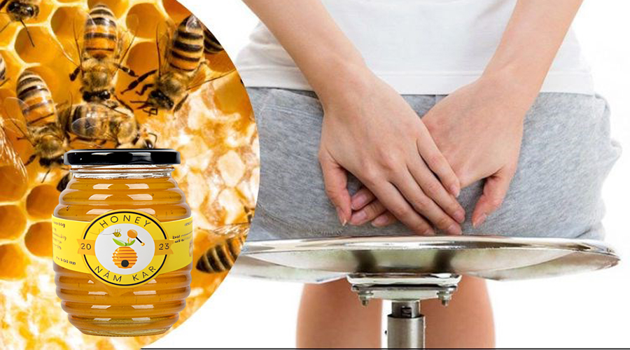 Làm dịu bệnh trĩ mat ong nam kar nongsanxanhnamkar vn