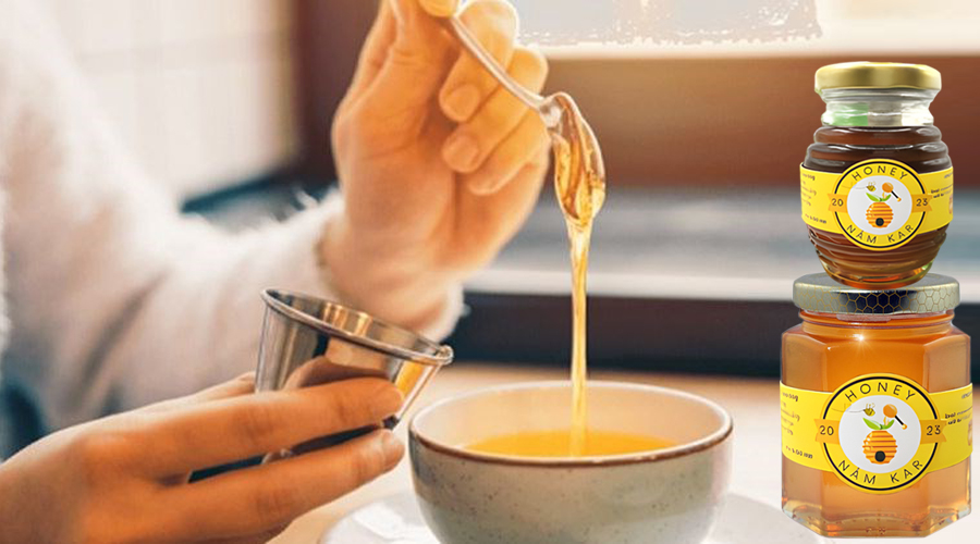 Uống mật ong sau bữa ăn mat ong nam kar nongsanxanhnamkar vn